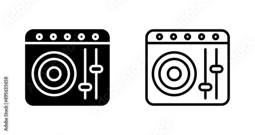 DJ Controller Vector Icon
