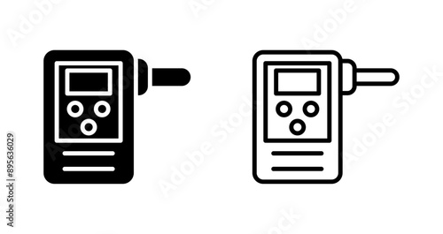 Breathalyzer Vector Icon