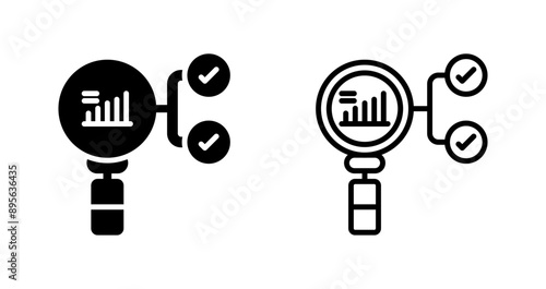 Prescriptive Analytics Vector Icon