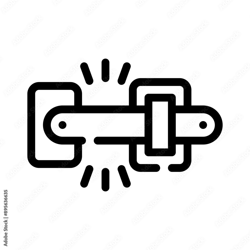 latch line icon latch line icon