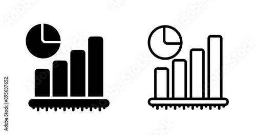 Bar Graph Vector Icon