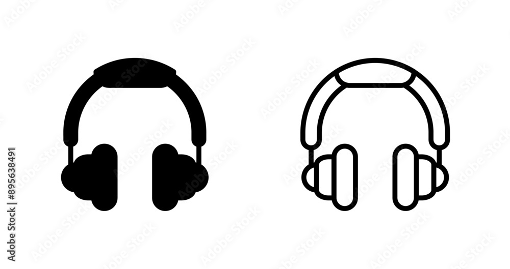 Headphones Vector Icon Headphones Vector Icon