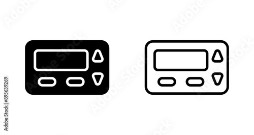 Pager Vector Icon