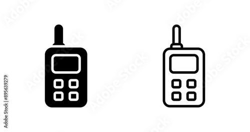 Walkie Talkie Vector Icon