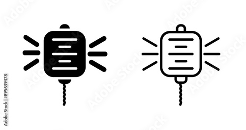  Police Radio Vector Icon