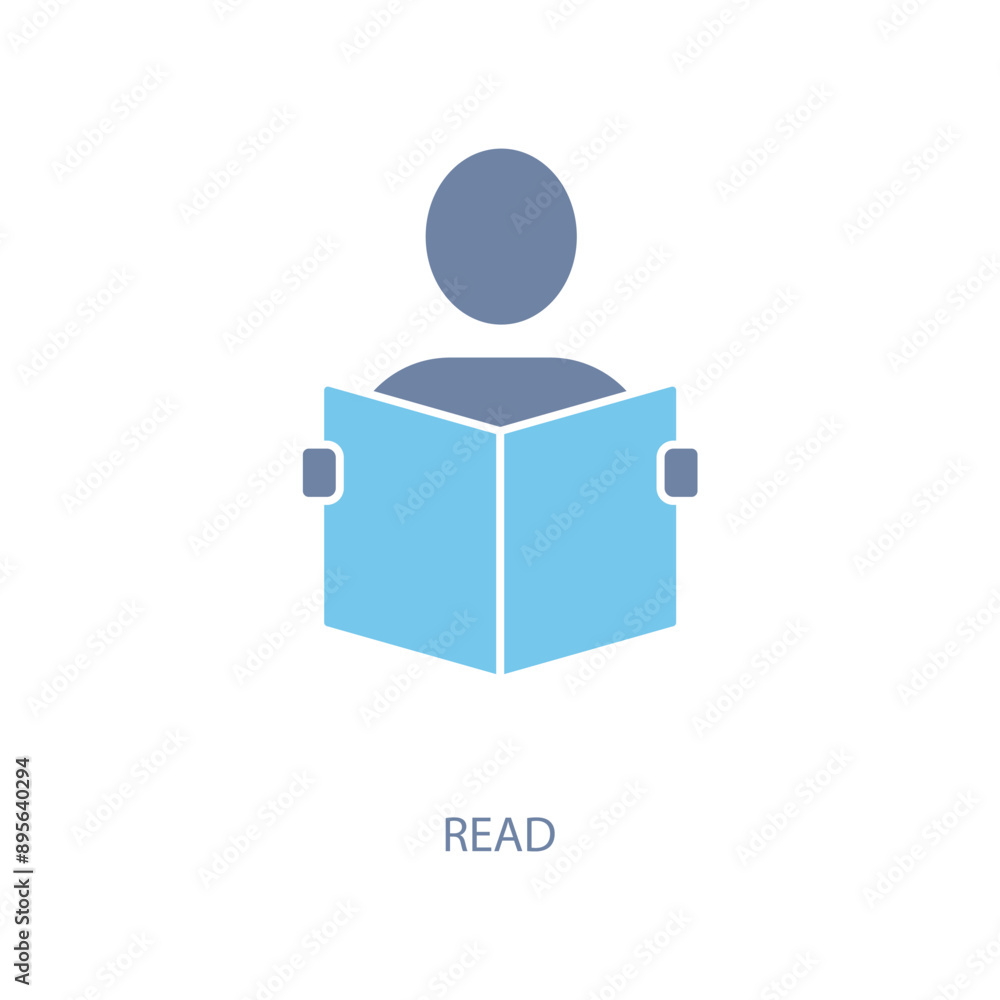 read concept line icon. Simple element illustration. read concept outline symbol design. read concept line icon. Simple element illustration. read concept outline symbol design.