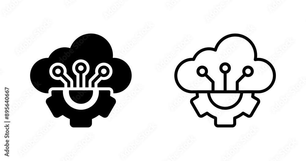 Software as a Service Vector Icon Software as a Service Vector Icon