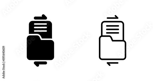 File Sharing Vector Icon