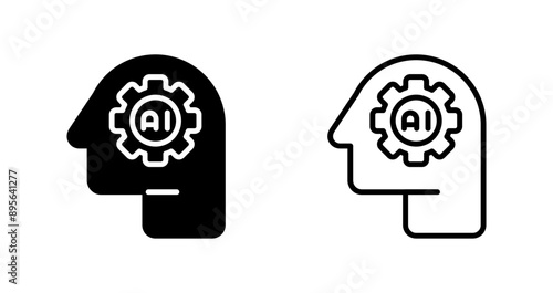 Artificial Intelligence Vector Icon