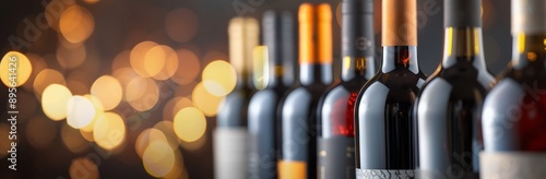 Wine Bottles On Display