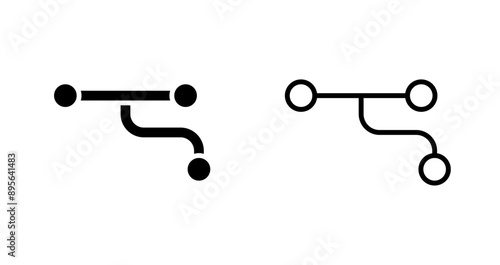 Divergence Vector Icon
