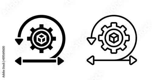 Iterative Design Vector Icon