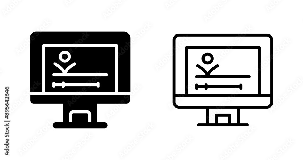 Motion Graphic Vector Icon Motion Graphic Vector Icon