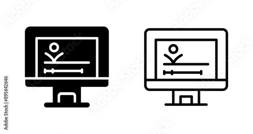 Motion Graphic Vector Icon