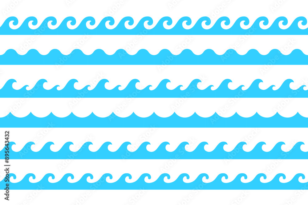 collection of sea wave patterns collection of sea wave patterns