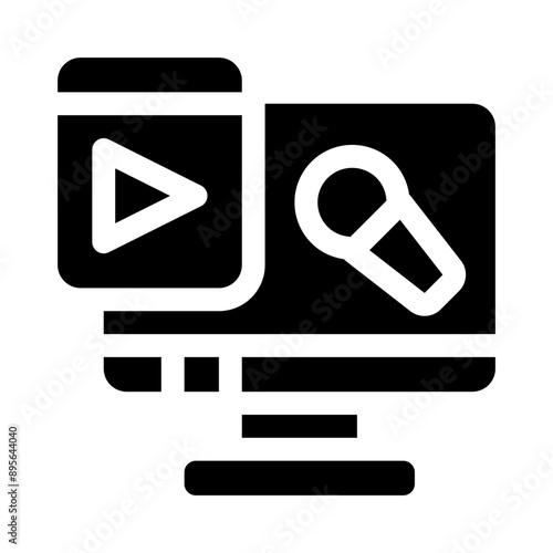 computer glyph icon