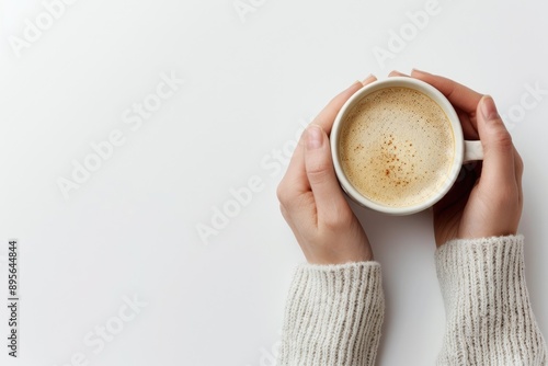 Warm Coffee in Cozy Hands