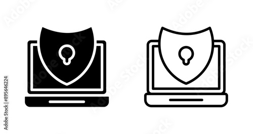 Antivirus Software Vector Icon