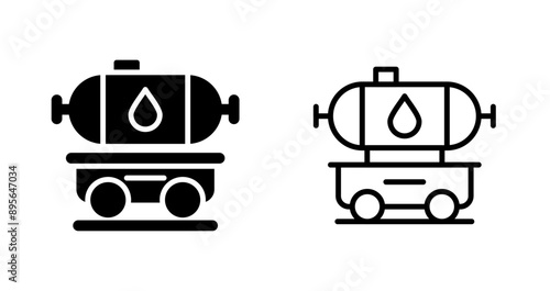Tanker Truck Vector Icon