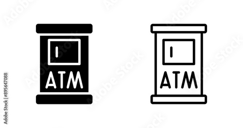 Atm Machine Vector Icon