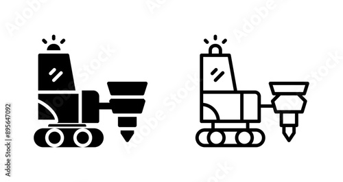 Drilling Machine Vector Icon