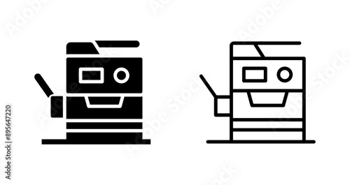 Copy Machine Vector Icon