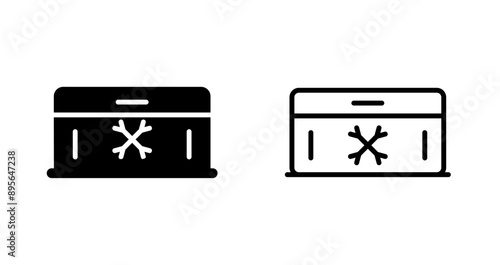 Freezer Vector Icon