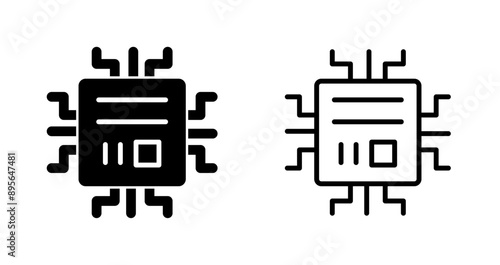 Microchip Vector Icon