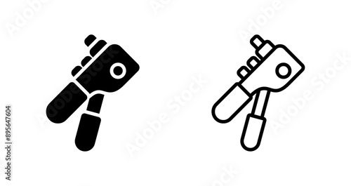 Rivet gun Vector Icon