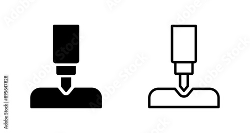 Pneumatic hammer Vector Icon