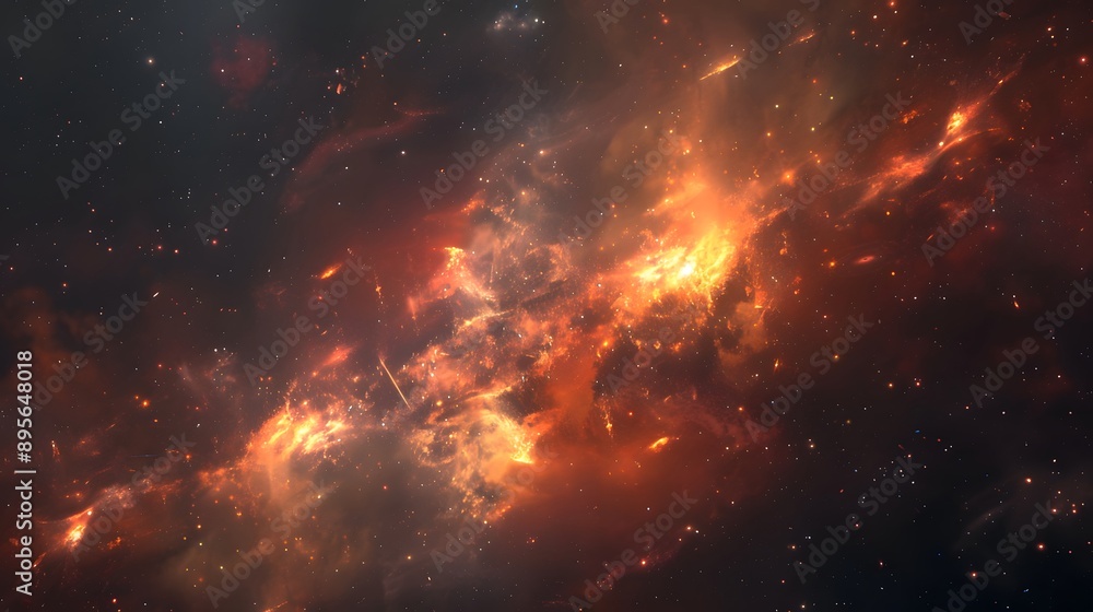 Abstract Cosmic Scene: An abstract background depicting a cosmic scene with stars, nebulae, and galaxies.
Abstract Cosmic Scene: An abstract background depicting a cosmic scene with stars, nebulae, and galaxies.
