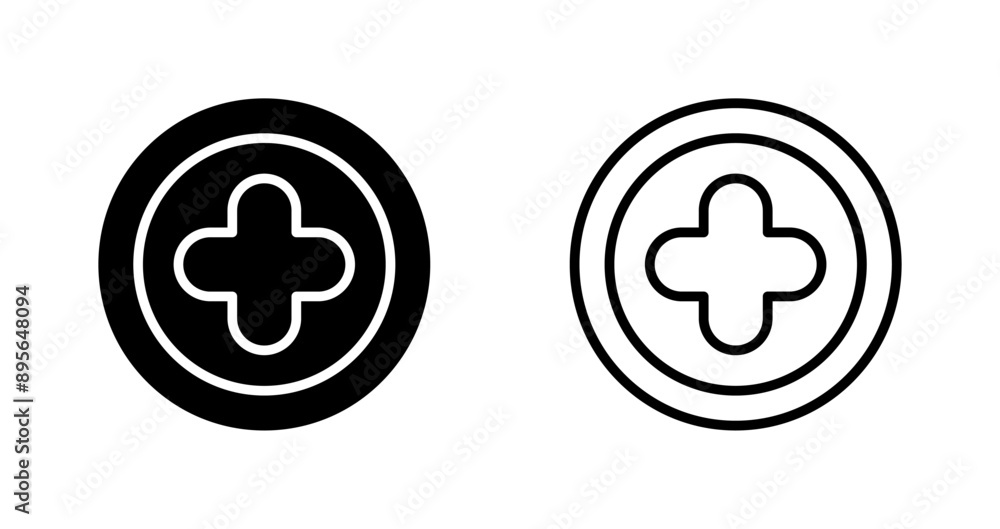 Plus Vector Icon Plus Vector Icon