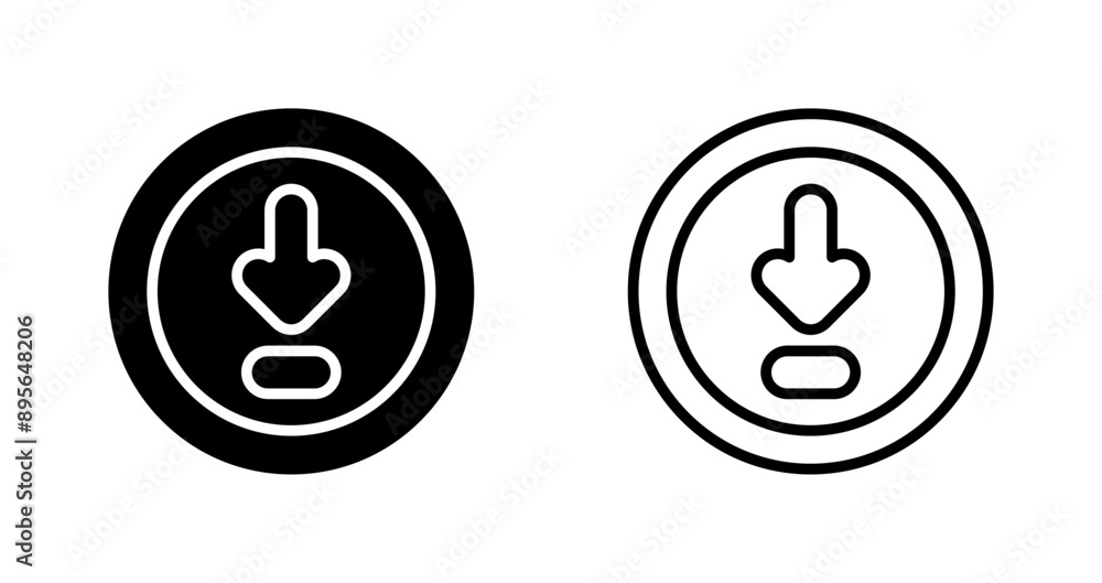 Download Vector Icon Download Vector Icon