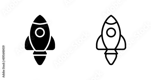 Rocket Lunch Vector Icon
