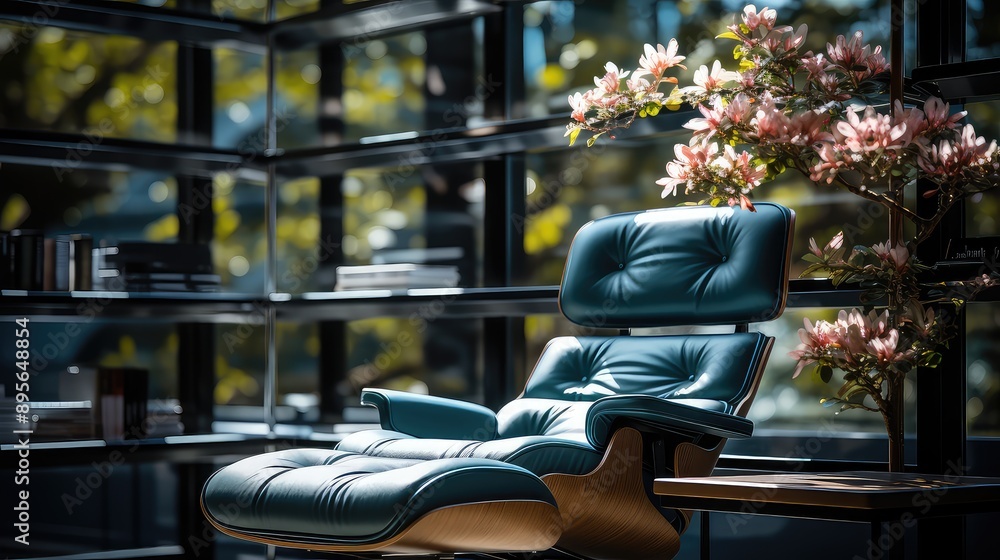 Fototapeta premium interior design with decorative plant