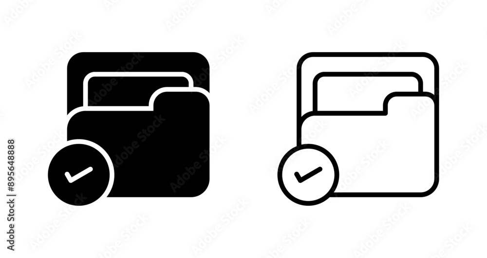 Accept Document Vector Icon