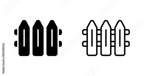 Fence Vector Icon