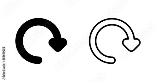 Rotate Right Vector Icon