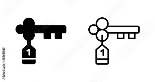 Door Key Vector Icon