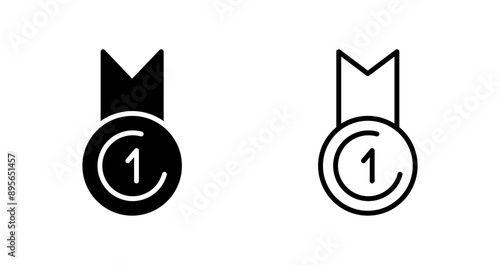 First Place Vector Icon