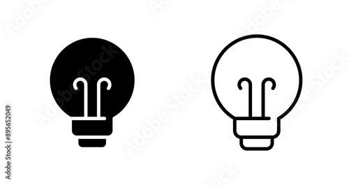 Lightbulb Vector Icon