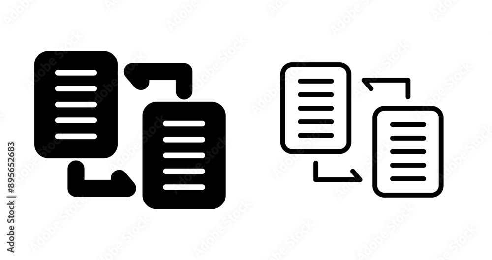 Document Distribution Vector Icon Document Distribution Vector Icon