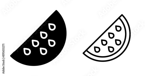 Watermelon Vector Icon
