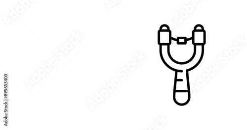 Slingshot Vector Icon