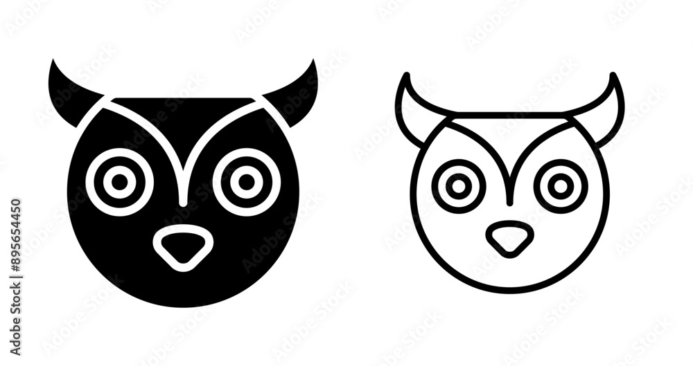 Fototapeta premium Owl Vector Icon