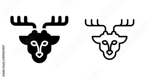 Deer Vector Icon