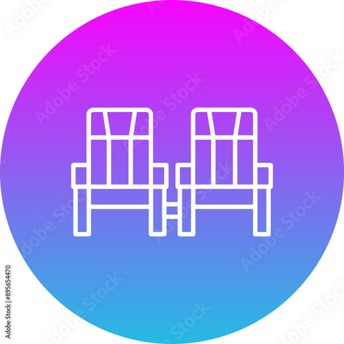 Cinema seats Icon