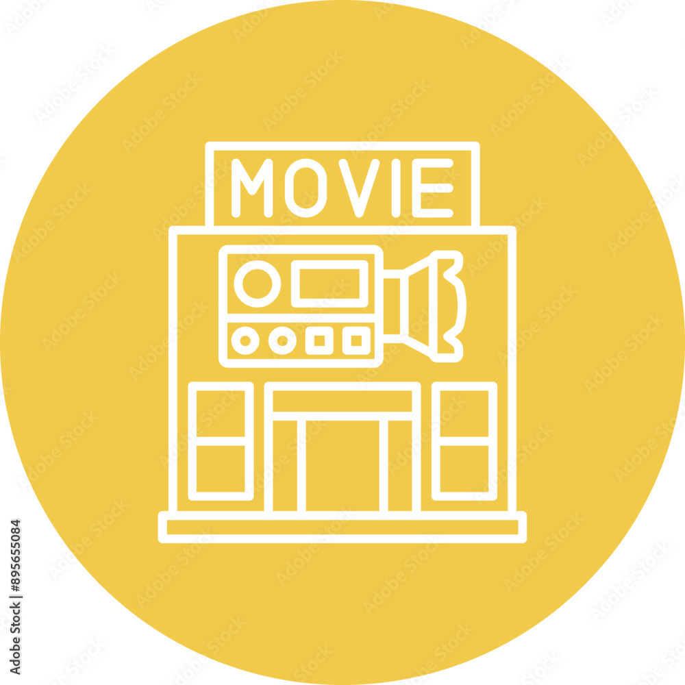 Movie theater Icon Movie theater Icon