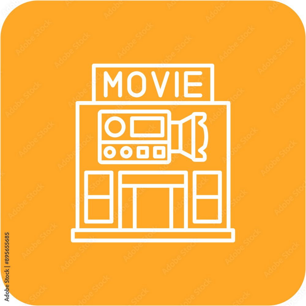 Movie theater Icon Movie theater Icon