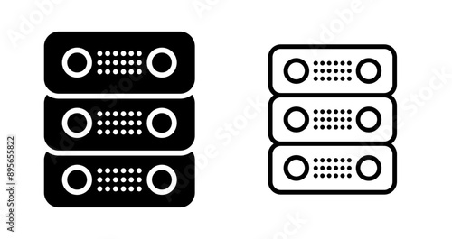 Dedicated Server Vector Icon